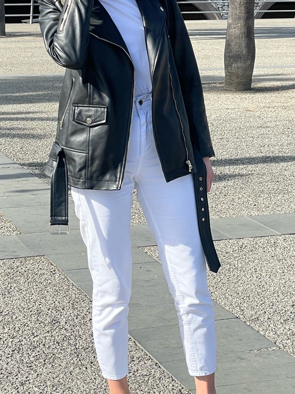 White women high rise jeans